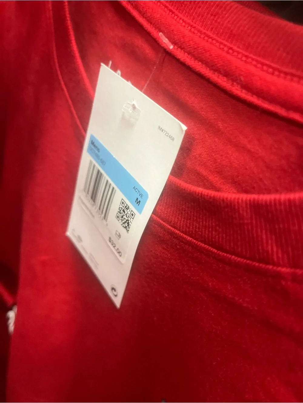 Sz Various Jordan Red Short Sleeve T-Shirt with Black Jumpman